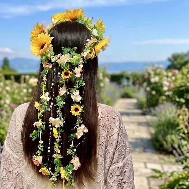あけぼの山農業公園・あけぼの山公園 | レンタル花かんむり【2026.7/4